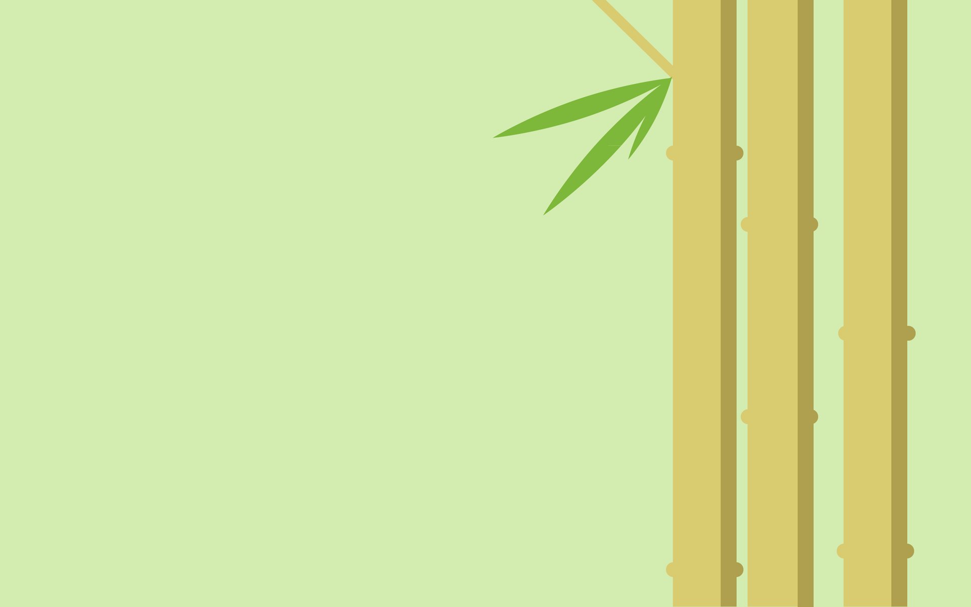 plant the stem leaves bamboo