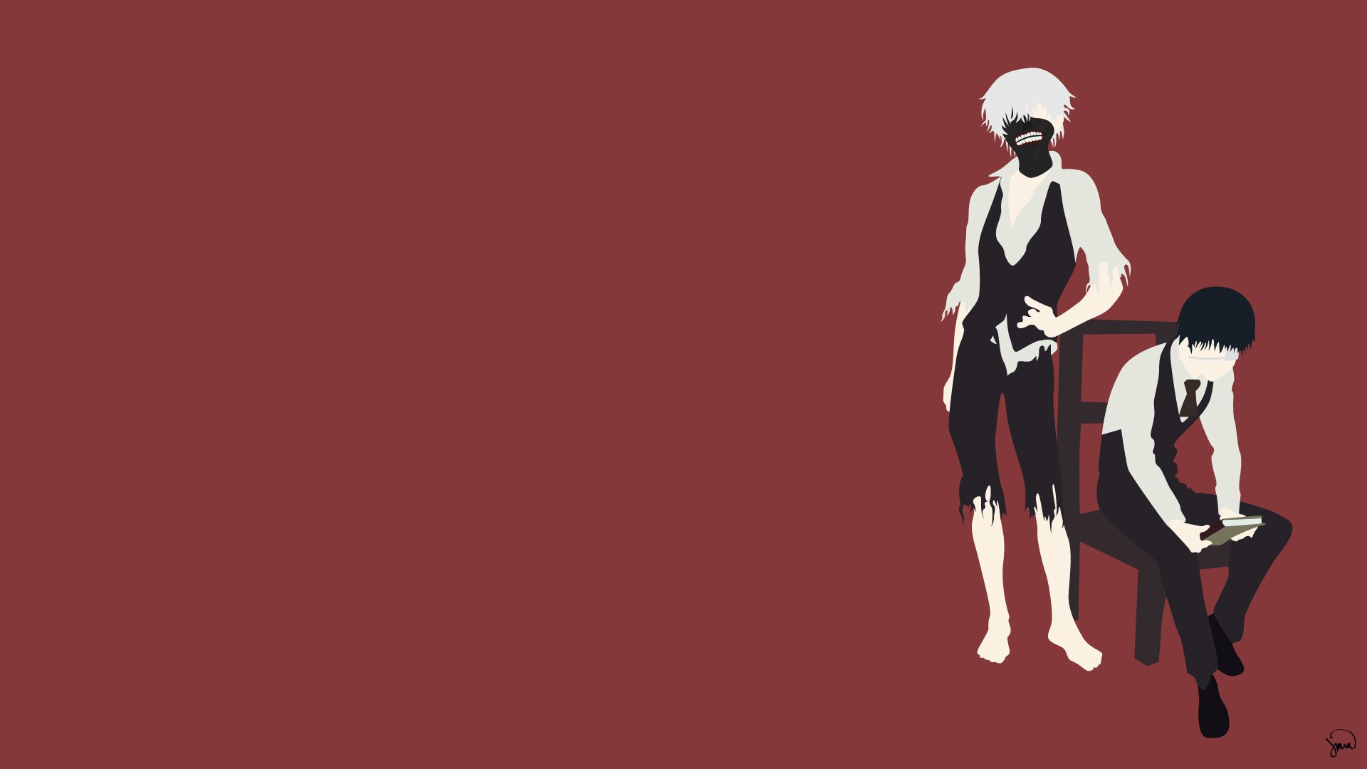 tokio ghoul tokyo ghoul kaneki ken kaneki ken anime minimalismo