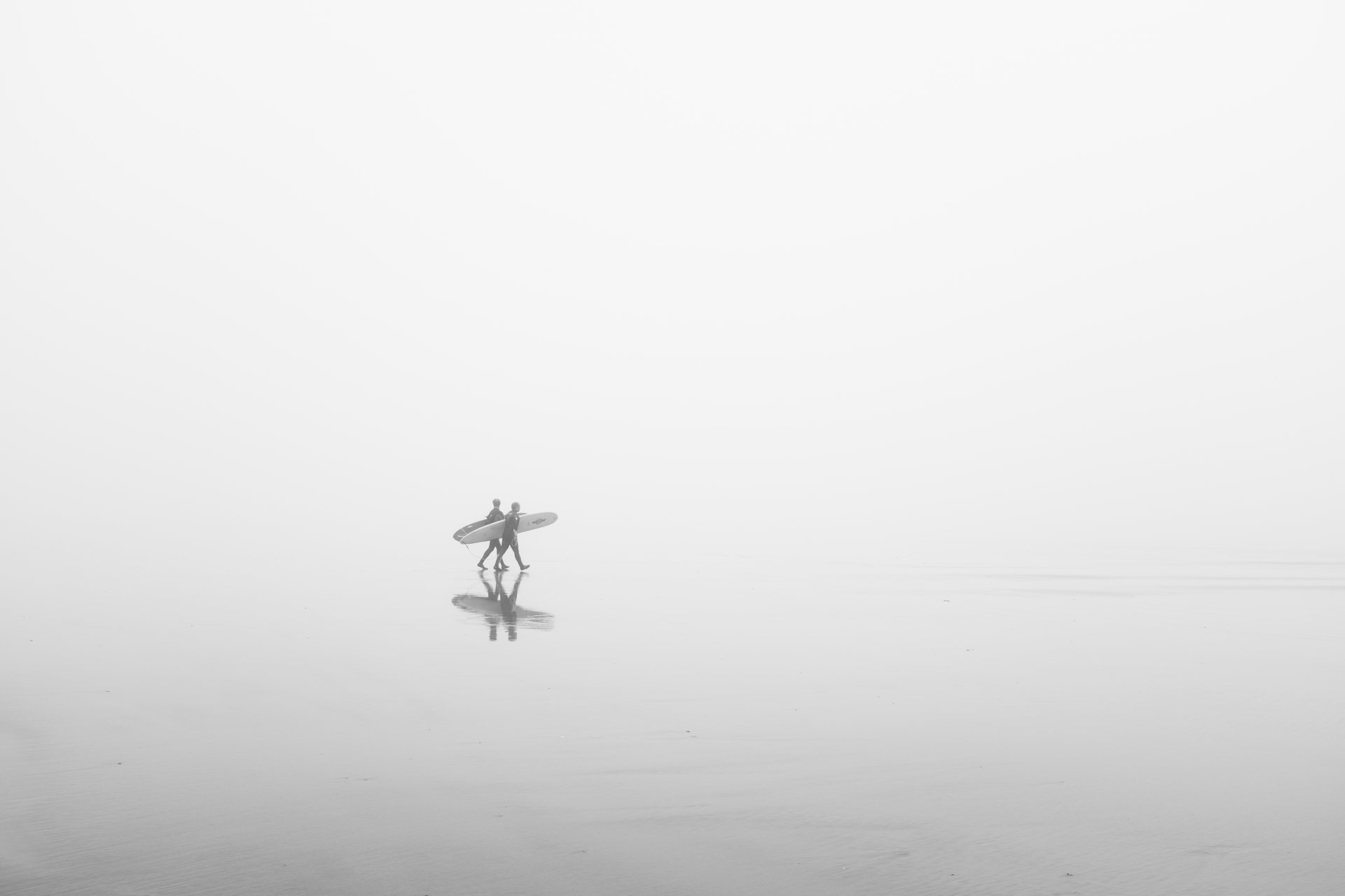 mirror reflection fog