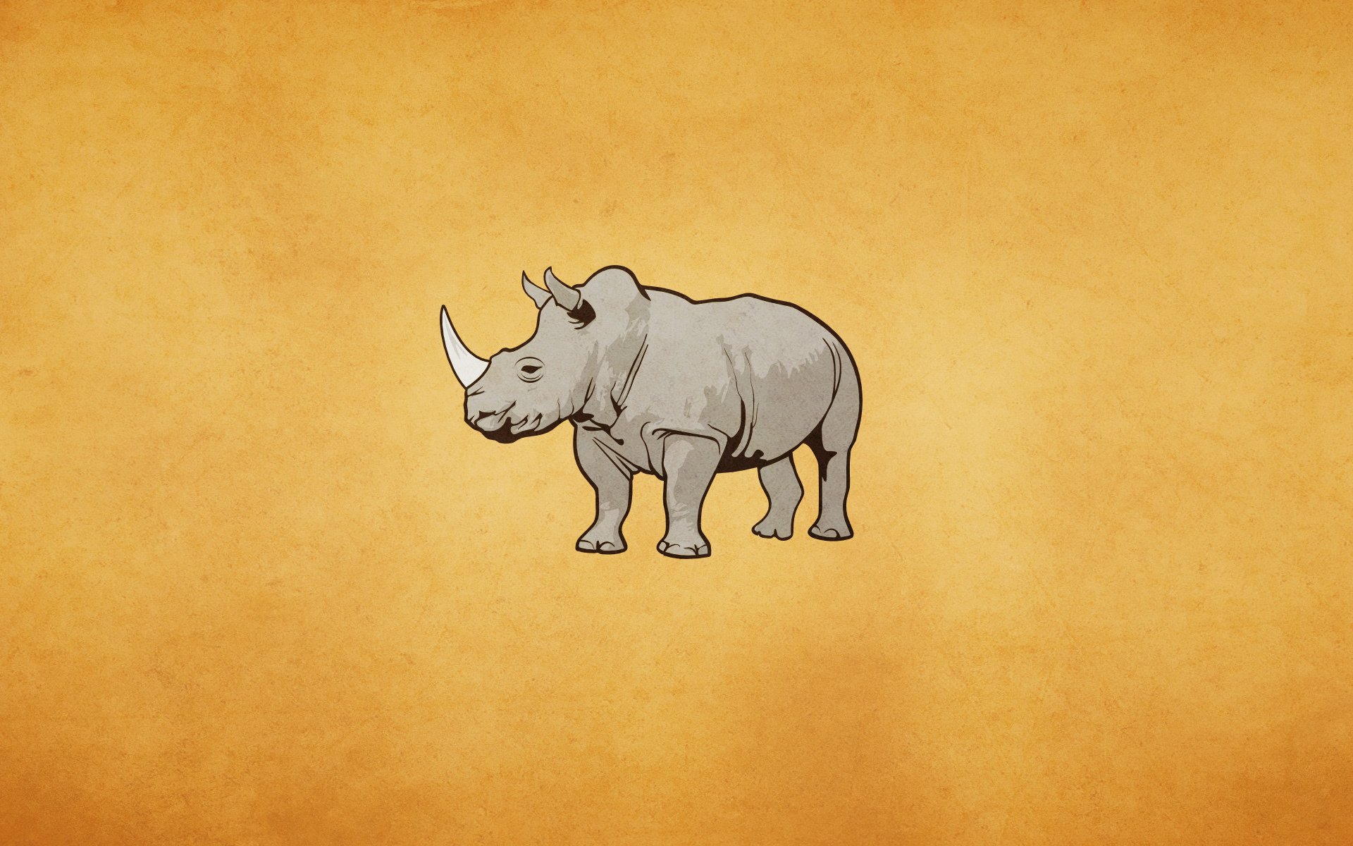 rhinoceros light background