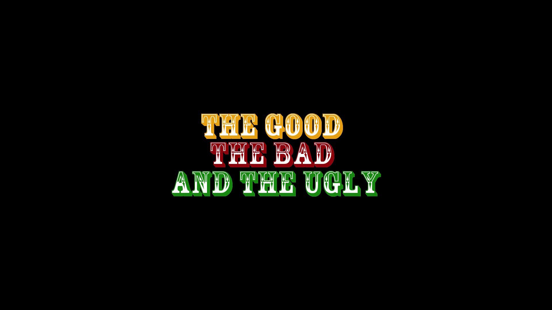 nice bad evil the good the bad and the ugly film main as clint eastwood lee van cleef eli wallach logo brand minimalism