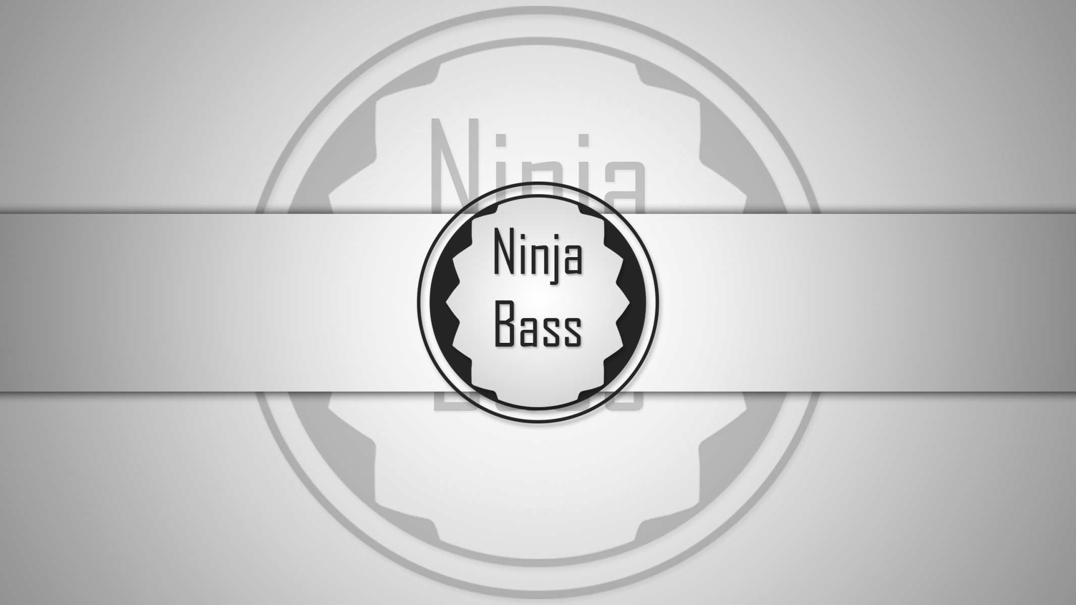 ninja bass schwarz weiß