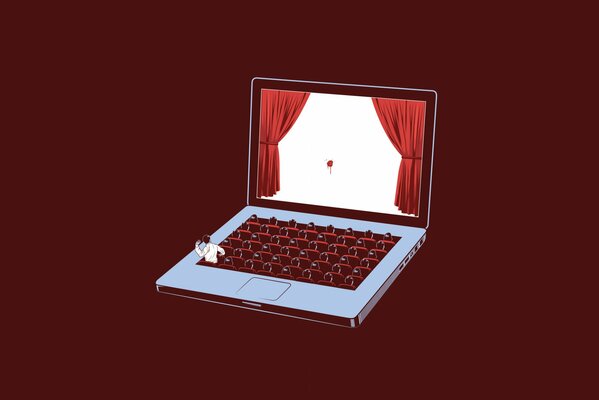 Ein Laptop ist wie ein Auditorium