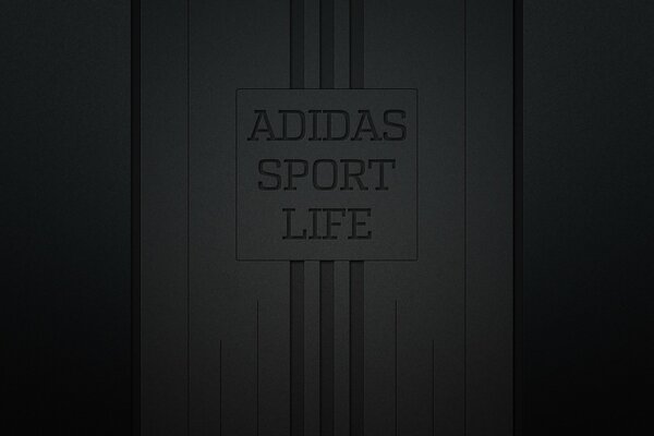 Werbungs-Anschlagtafel von Adidas Sport