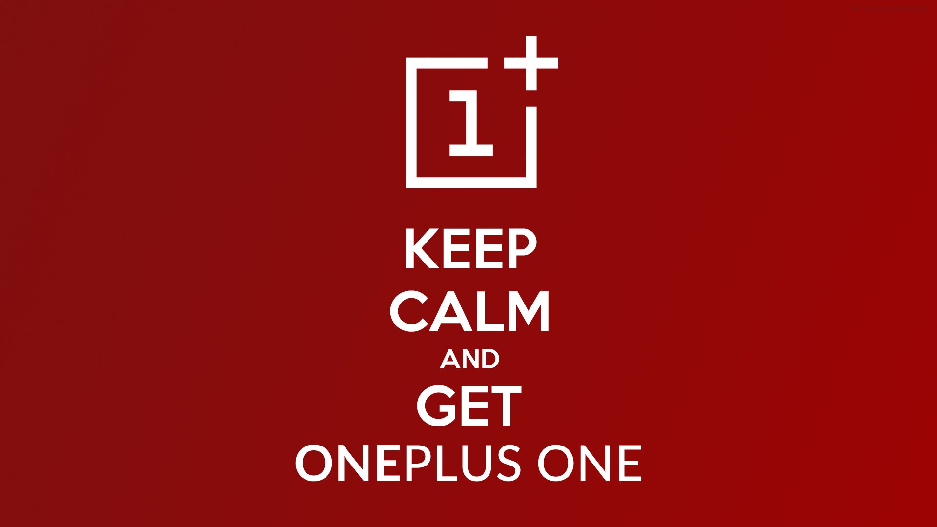 oneplus ein minimal halten ruhe entspannen rot farbverlauf