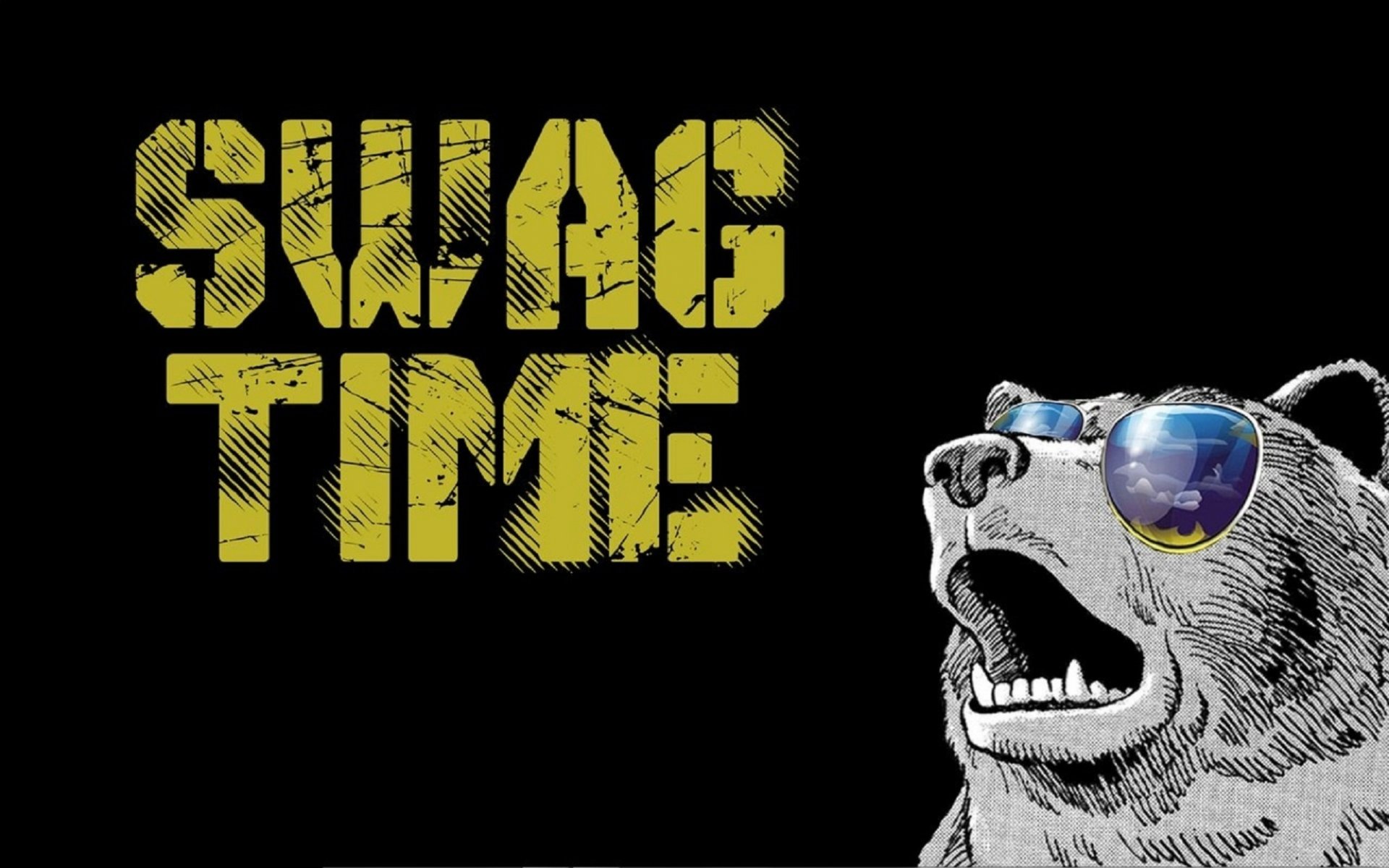 wag time swag time minimalism bear glasse