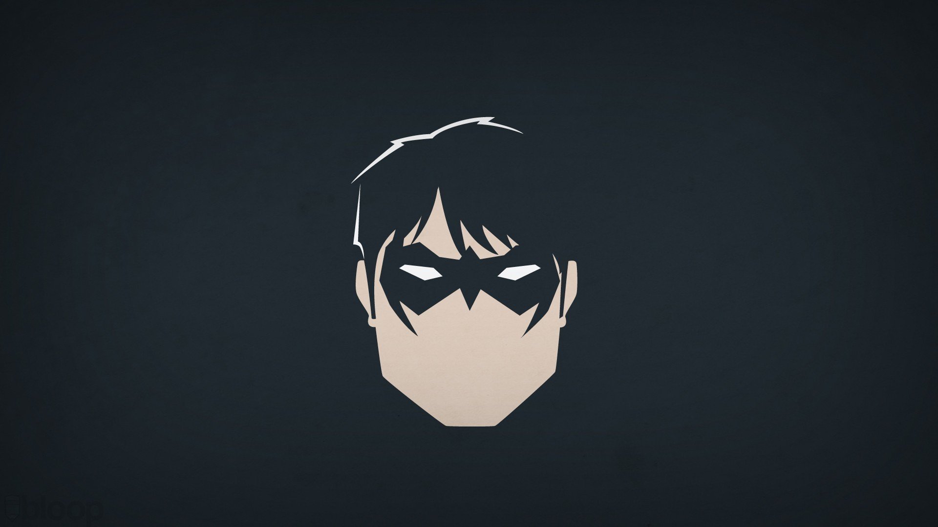 blo0p minimalism dc comics nightwing dick grayson