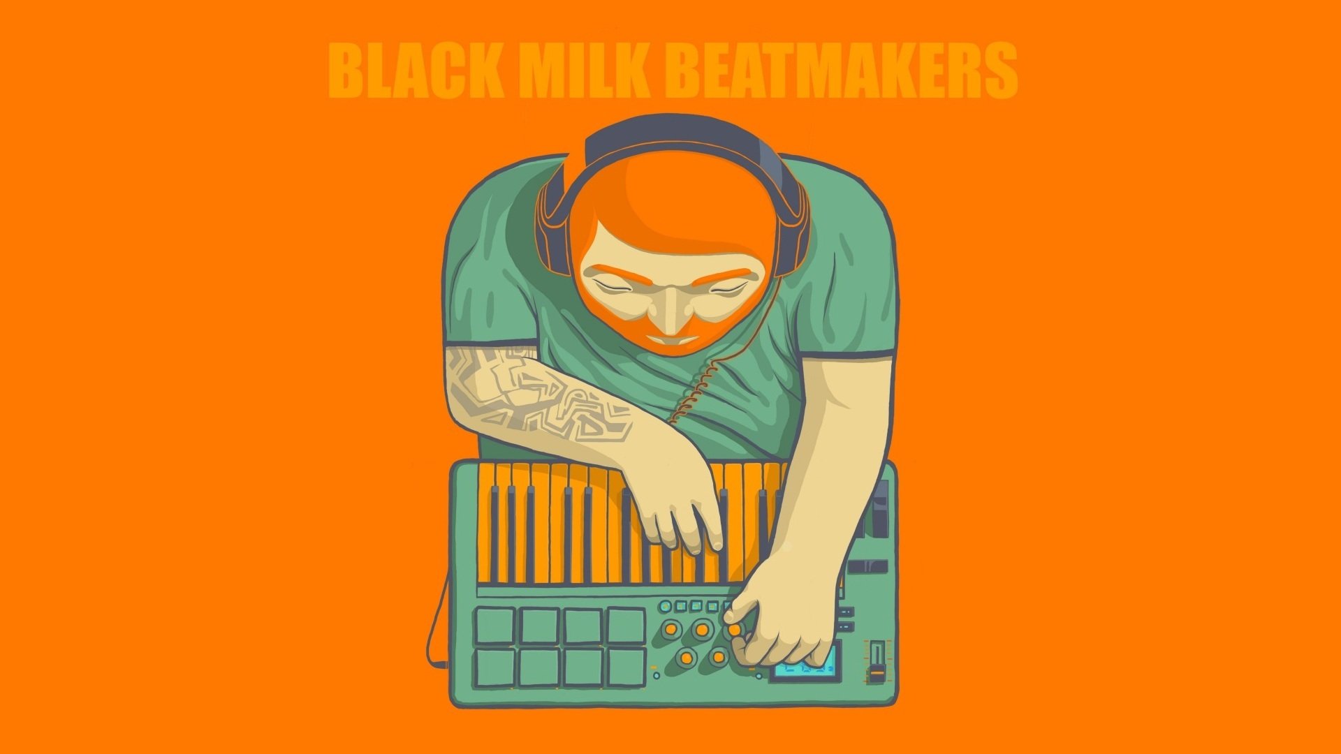 dj minimalismus logo logo black milk bitmaker mixer