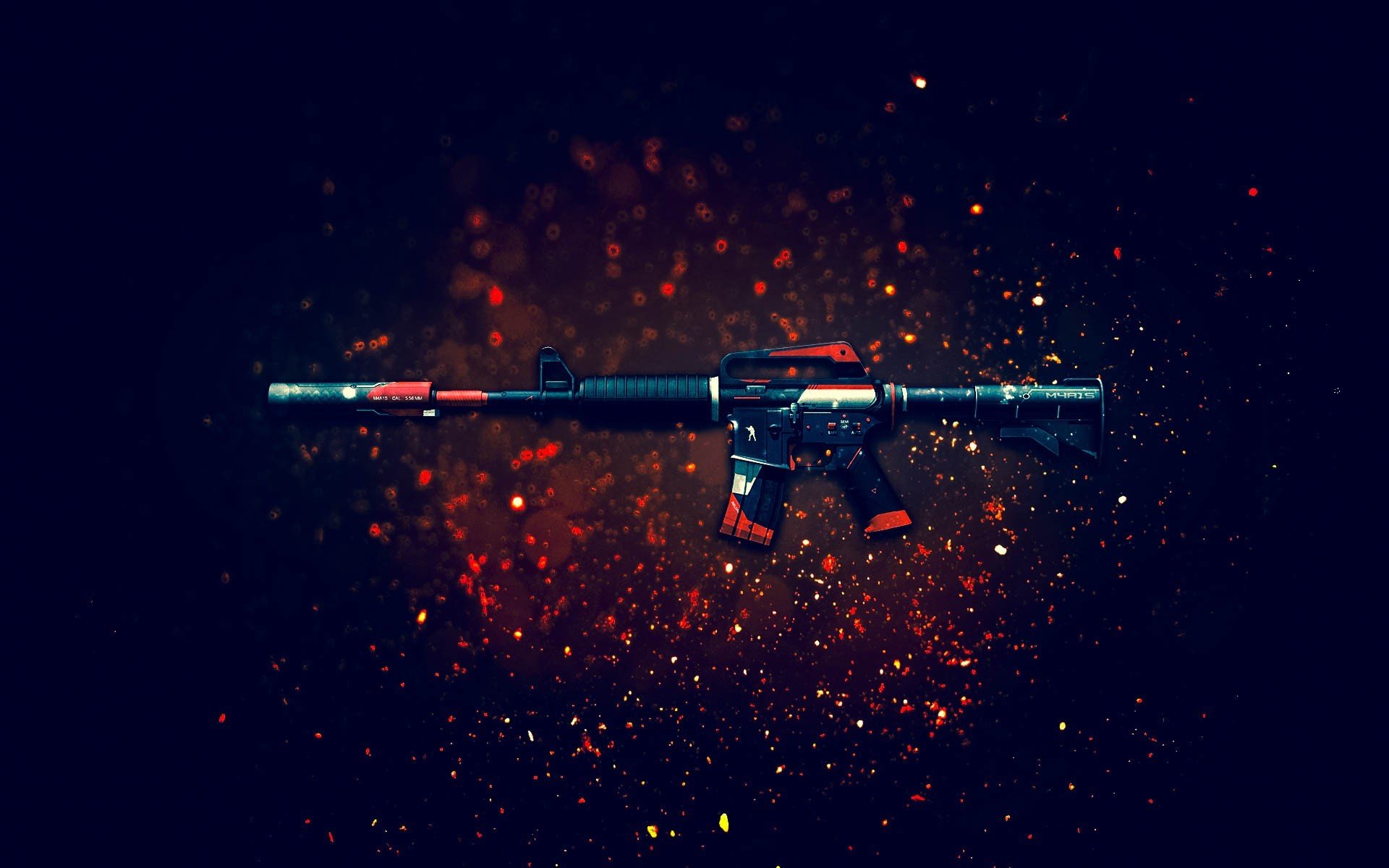 assault rifle weapon cs:go background