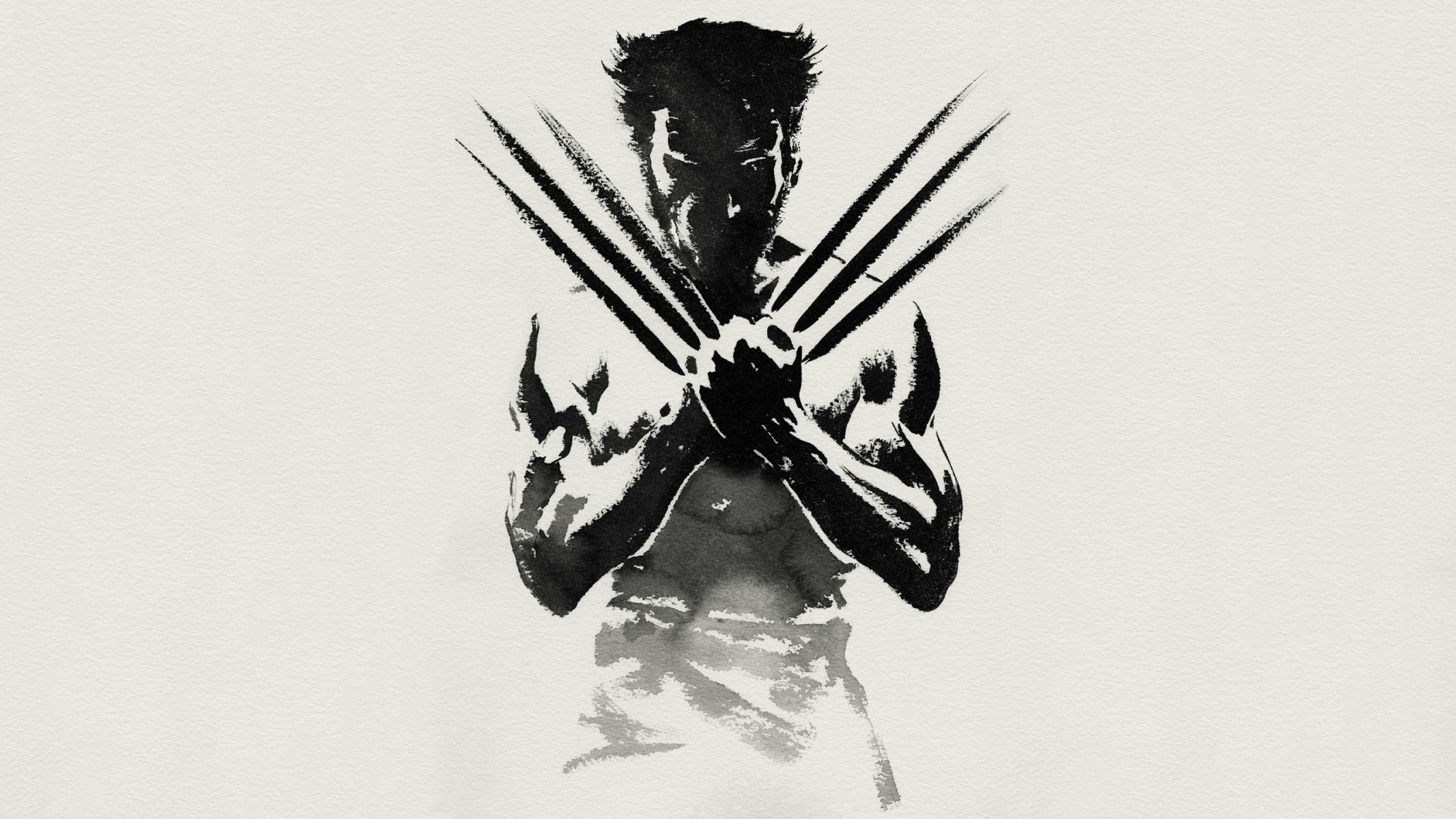 hommes x wolverine minimalisme x-men art dessin pose regard muscles griffes art logan