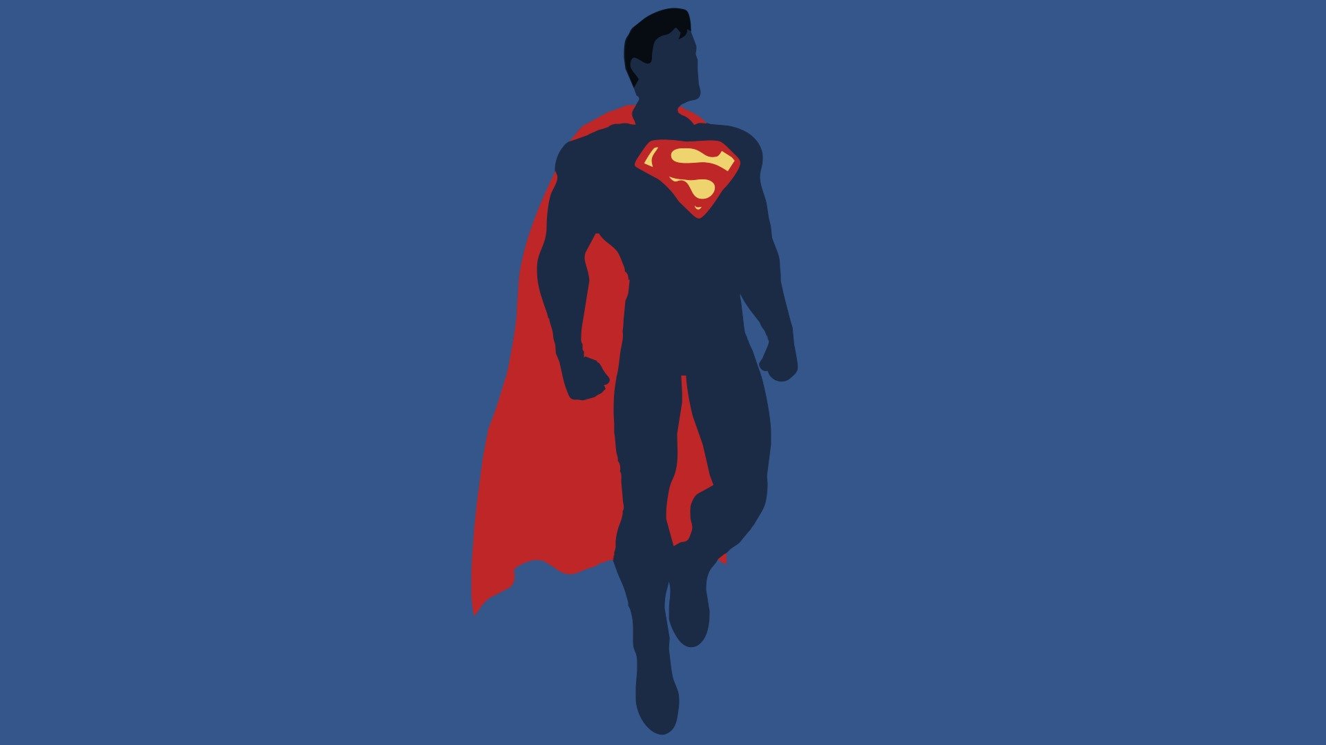 liga de la justicia mínimo dc comics minimalismo superman