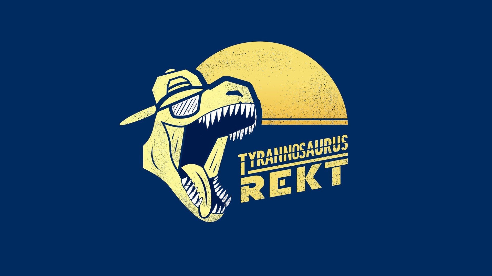 tyrannosaurus rex dinosaurier t-rex brüllen minimalismus