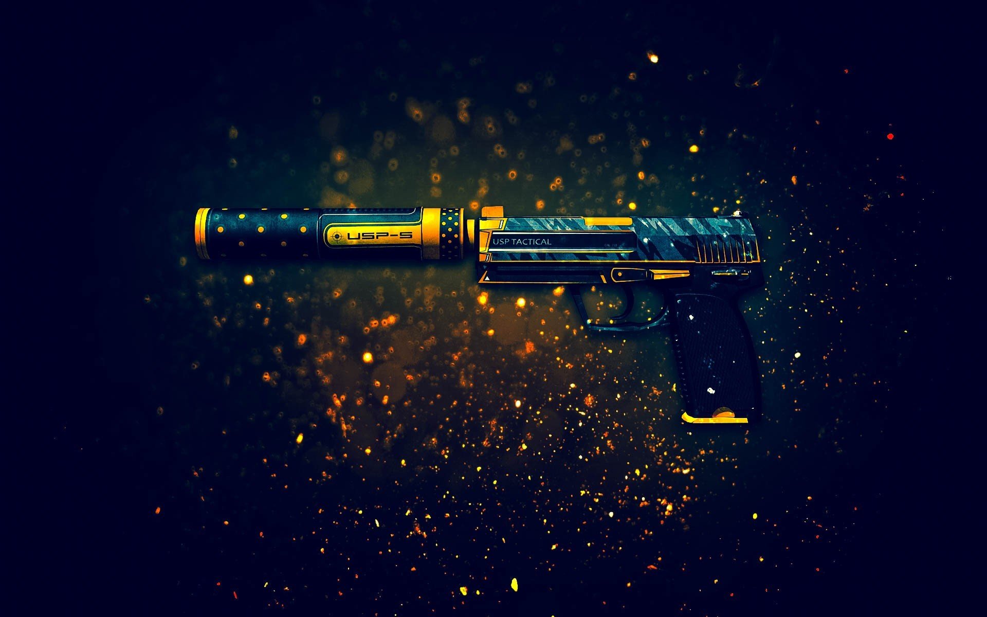 gun silencer weapon background