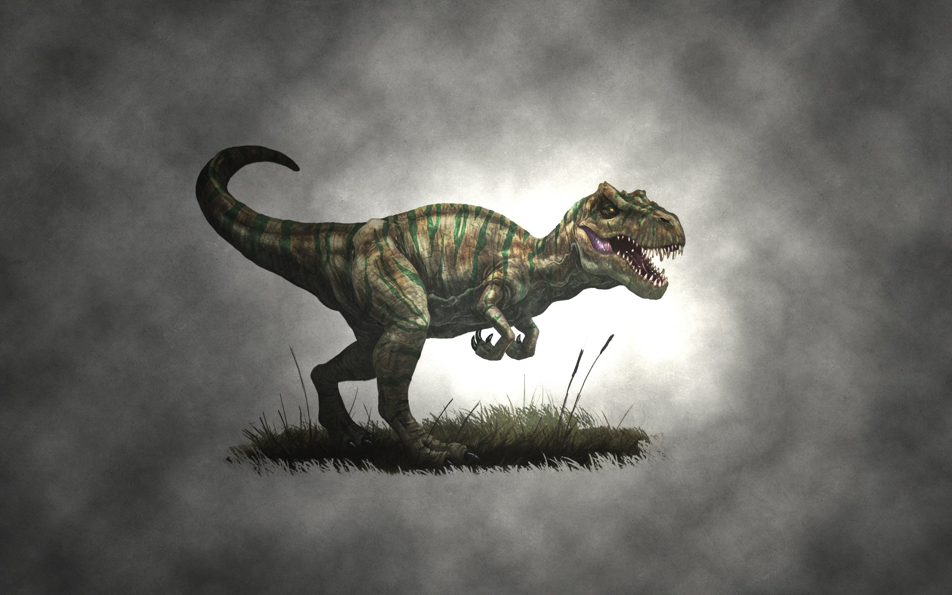 allosaurus dinosaurier zeichnen