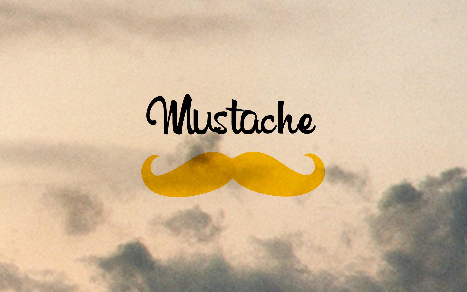 mustache movember minimalism art