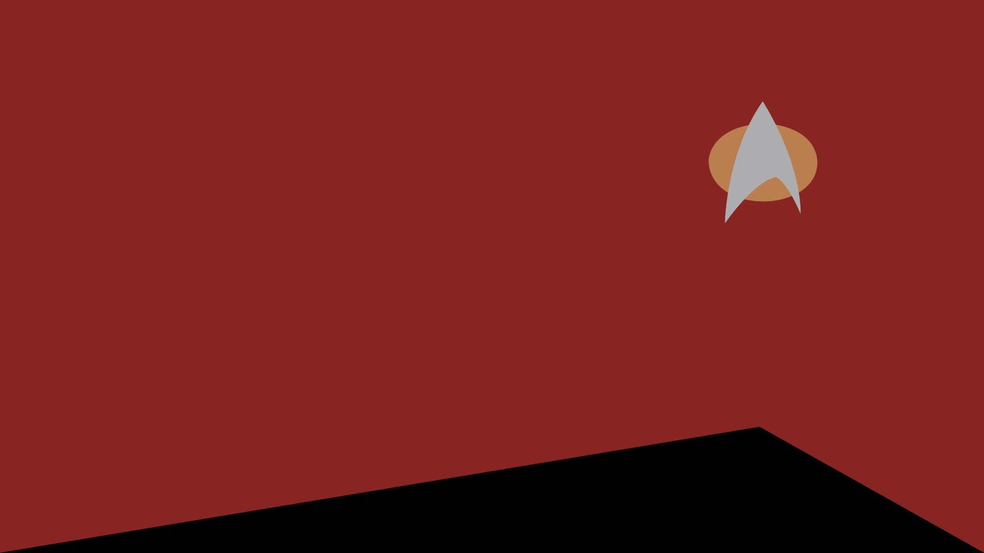 tar trek minimalism red