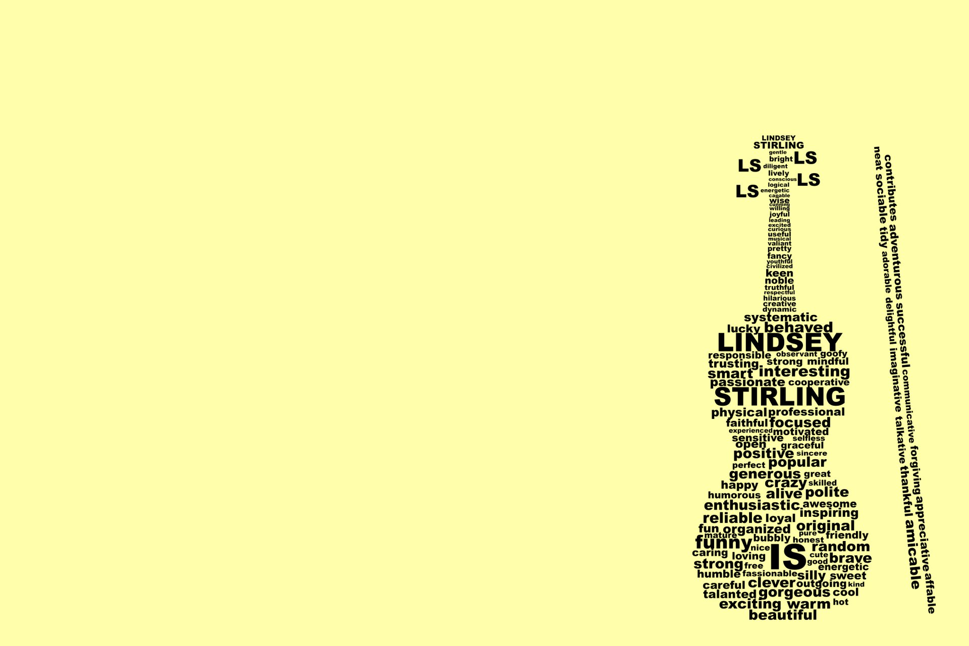 lindsey stirling gitarre bogen text