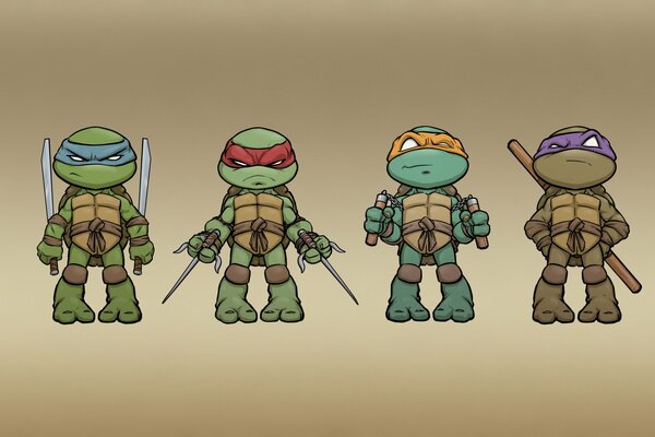 Ninja Turtles Bildkunst