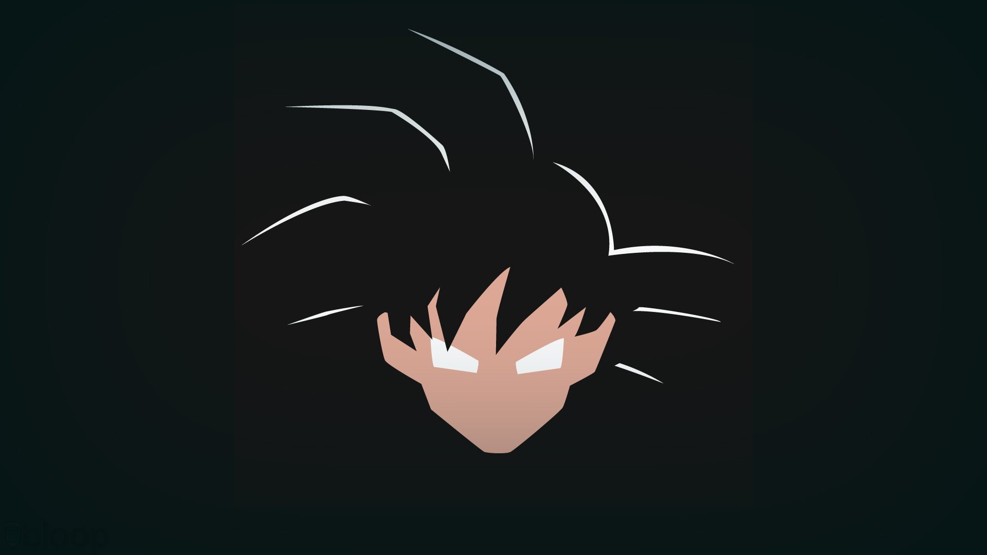 blo0p minimalisme goku dragon ball z kakarot