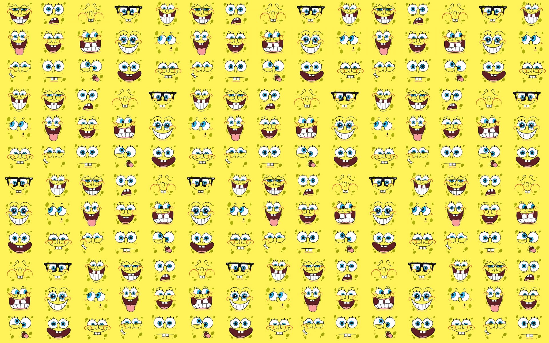 spongebob spongebob cool stimmung cartoon brille lächeln freude trauer zähne gesichter rakhmet95