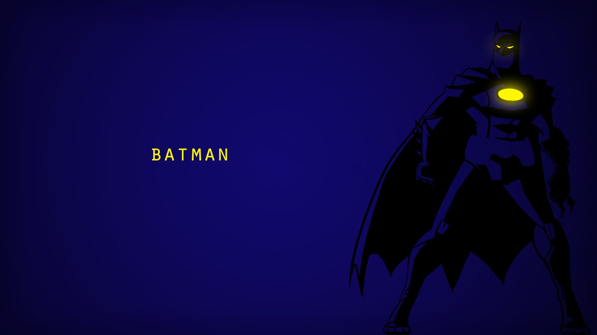 batman minimalisme bleu fond dc bande dessinée bruce wayne