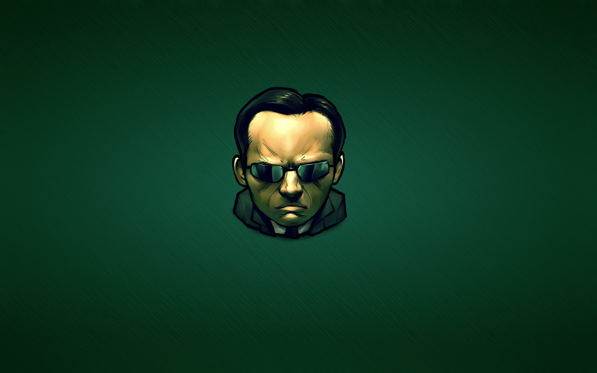 matrix agente smith verde oscuro minimalismo hugo weaving