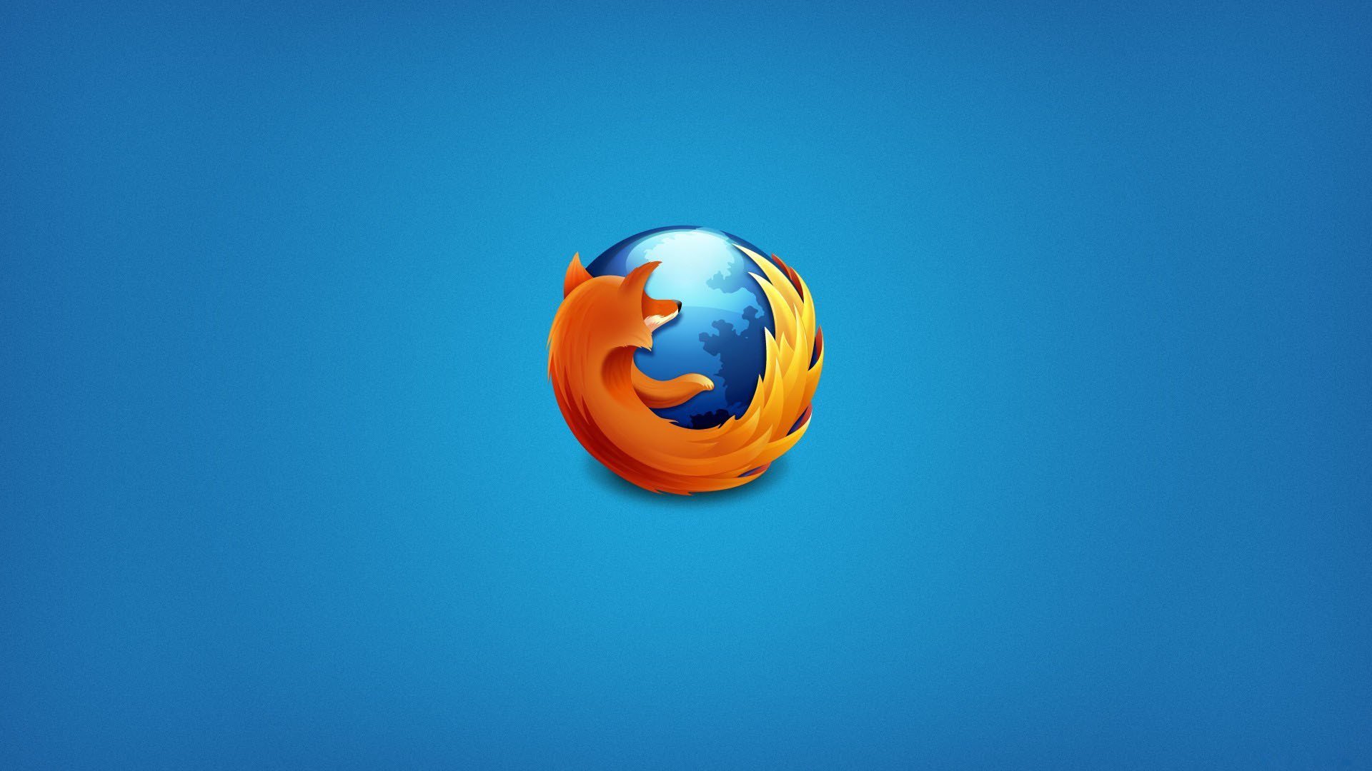 mozilla firefox browser sfondo blu