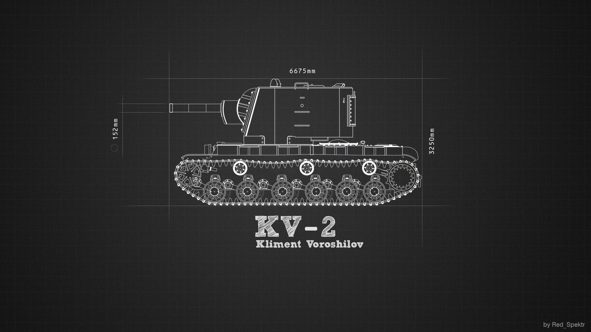 kv-2 kliment voroshilov soviétique réservoir information minimalisme