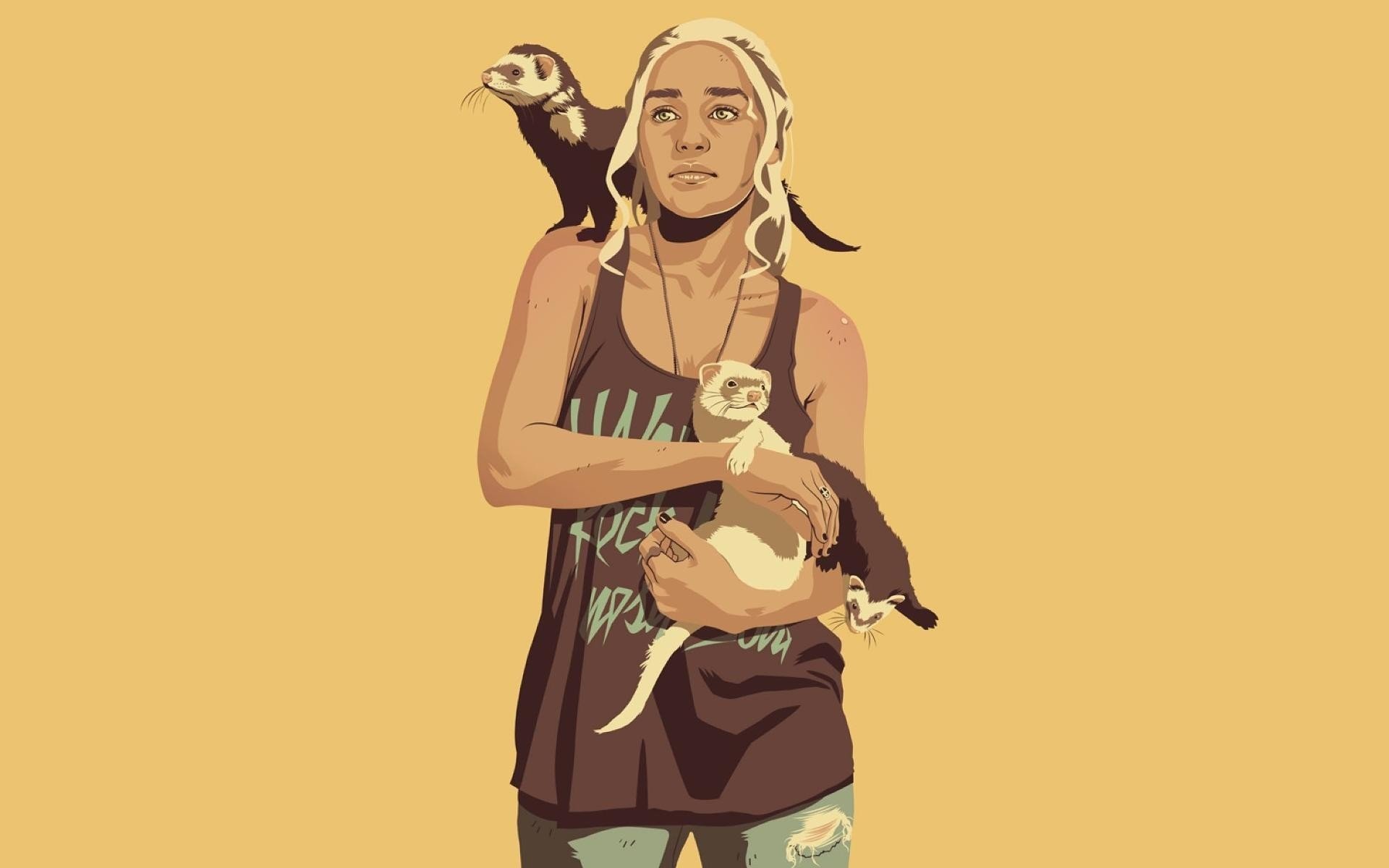 game of thrones minimalismo daenerys targaryen