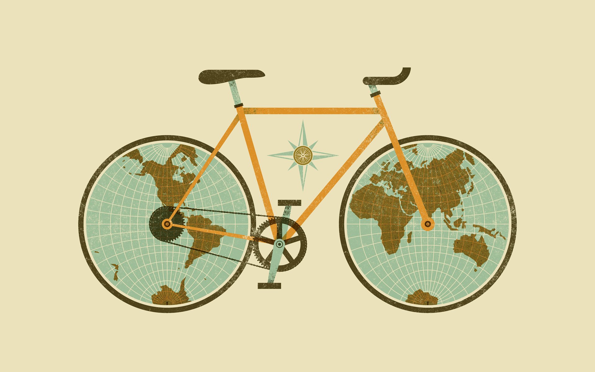 bicicletta globo disegno