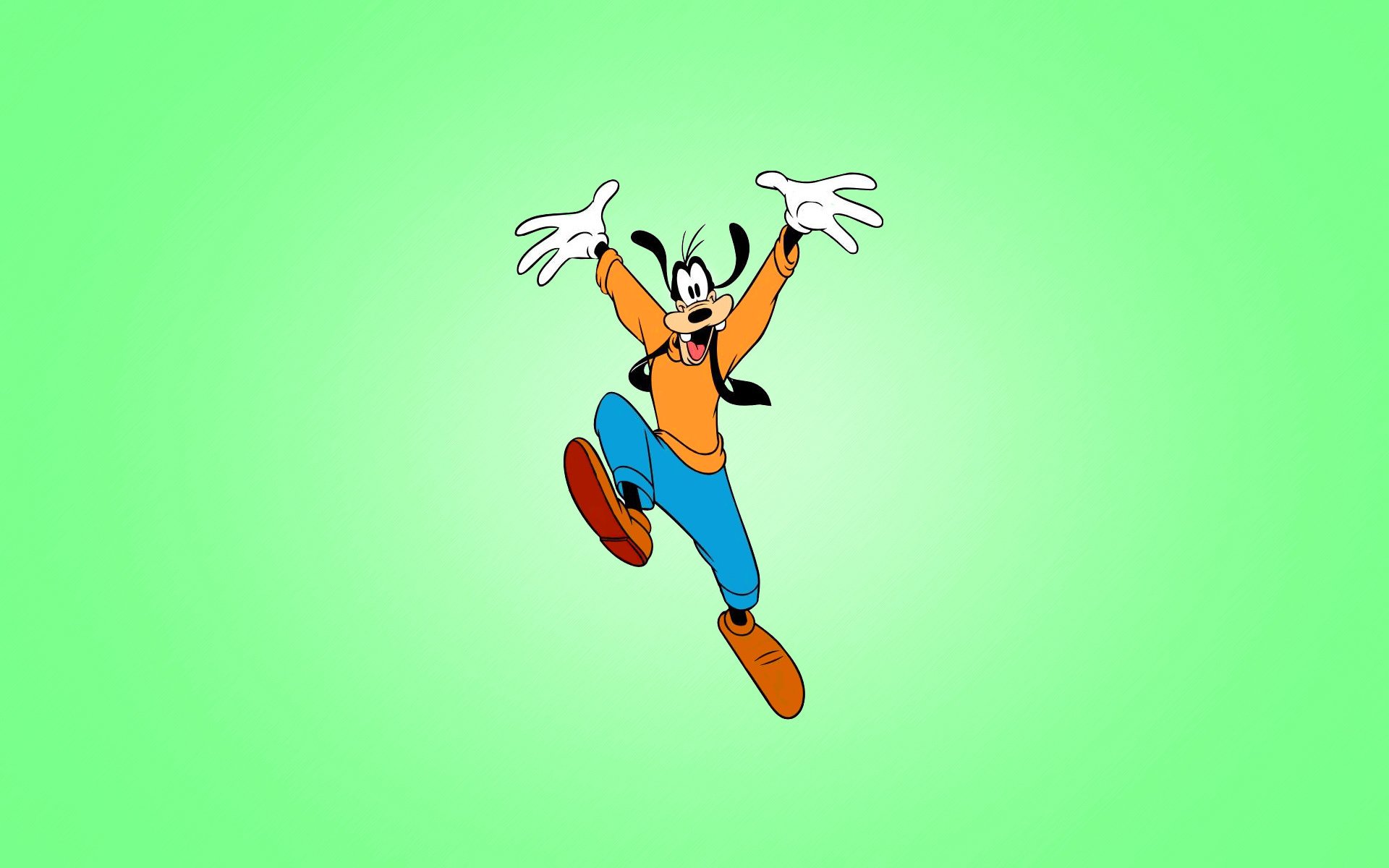 goofy goof walt disney disney alegre minimalismo en la diversión