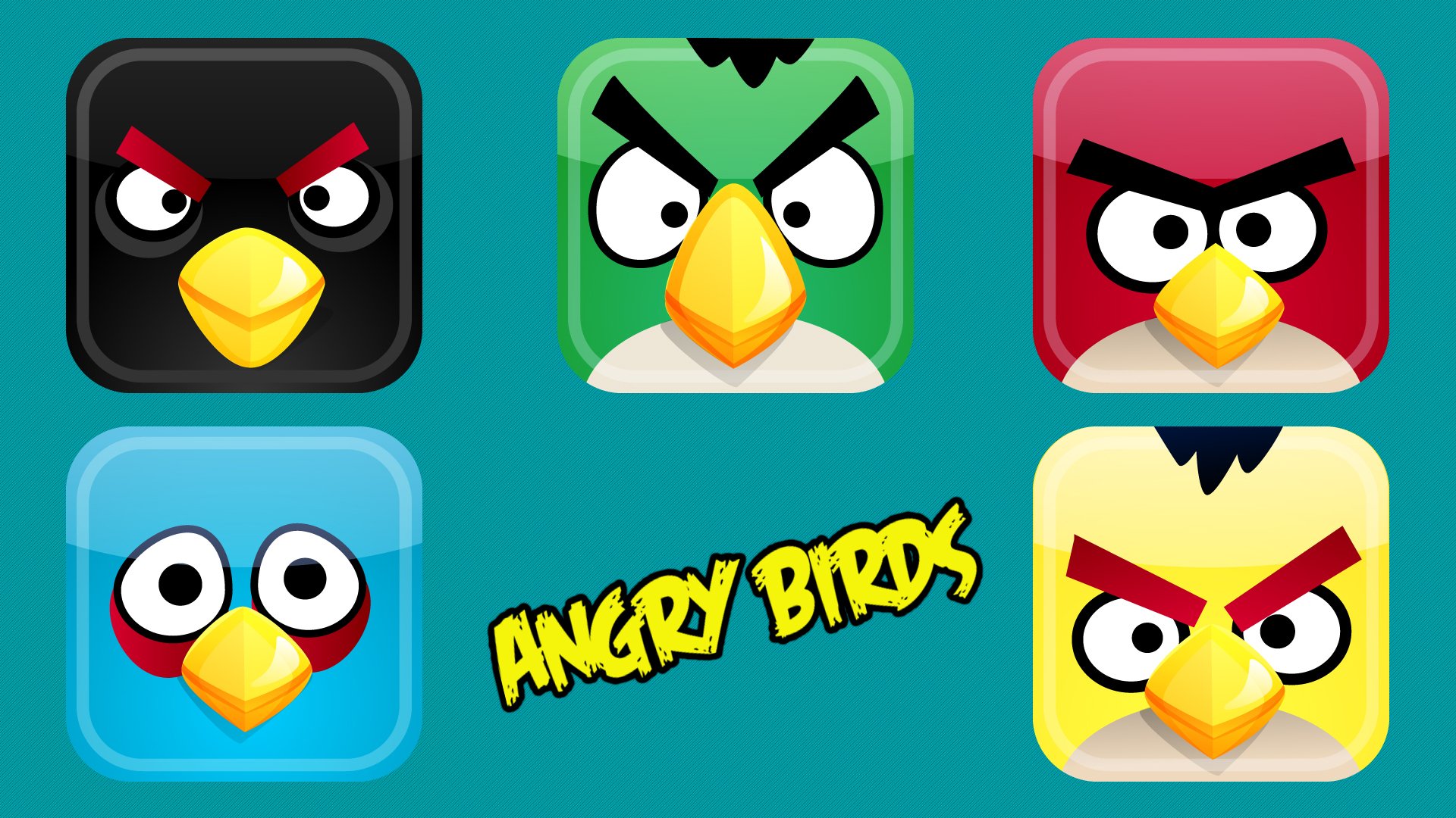 angry birds pájaro iconos