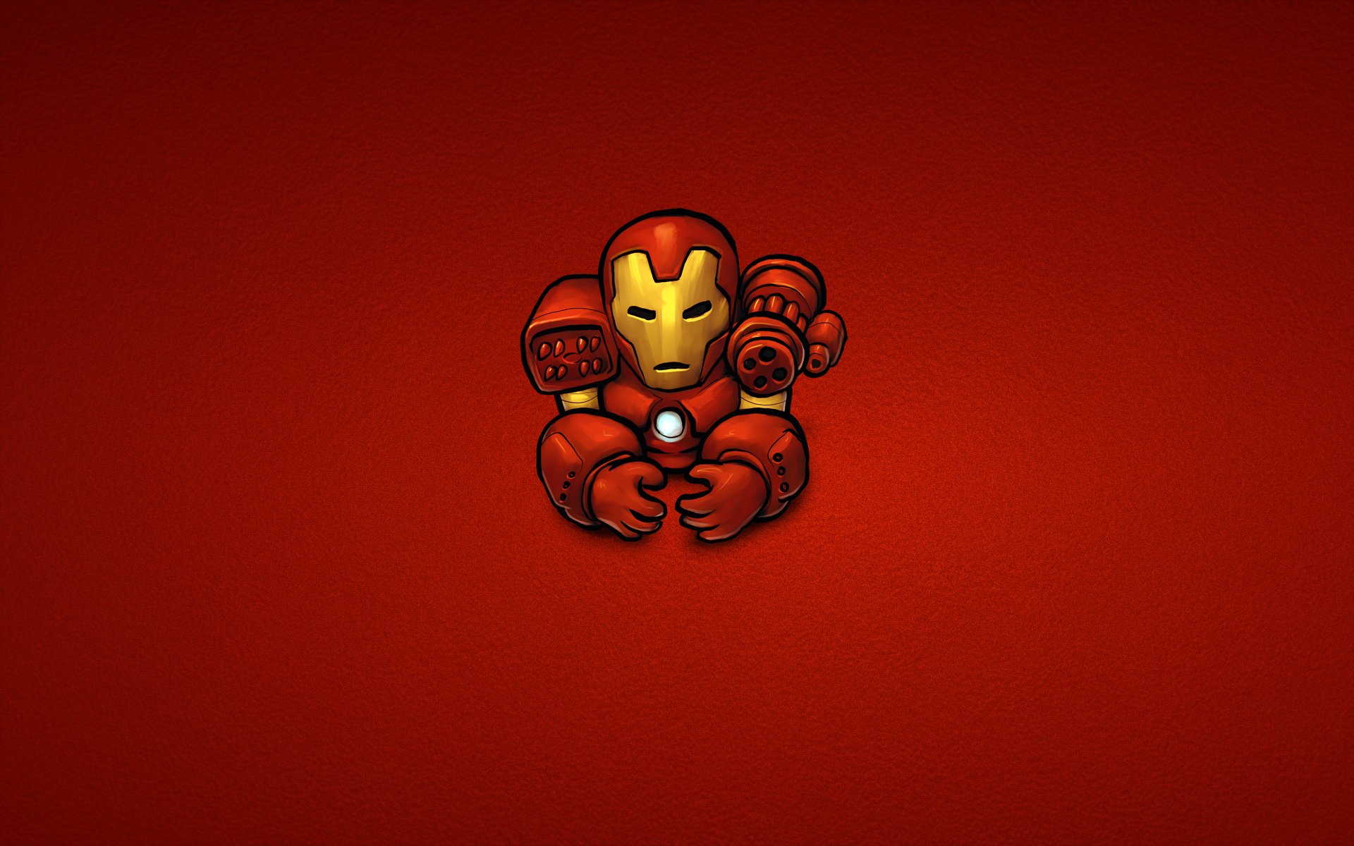 iron man bande dessinée marvel acier minimalisme rouge