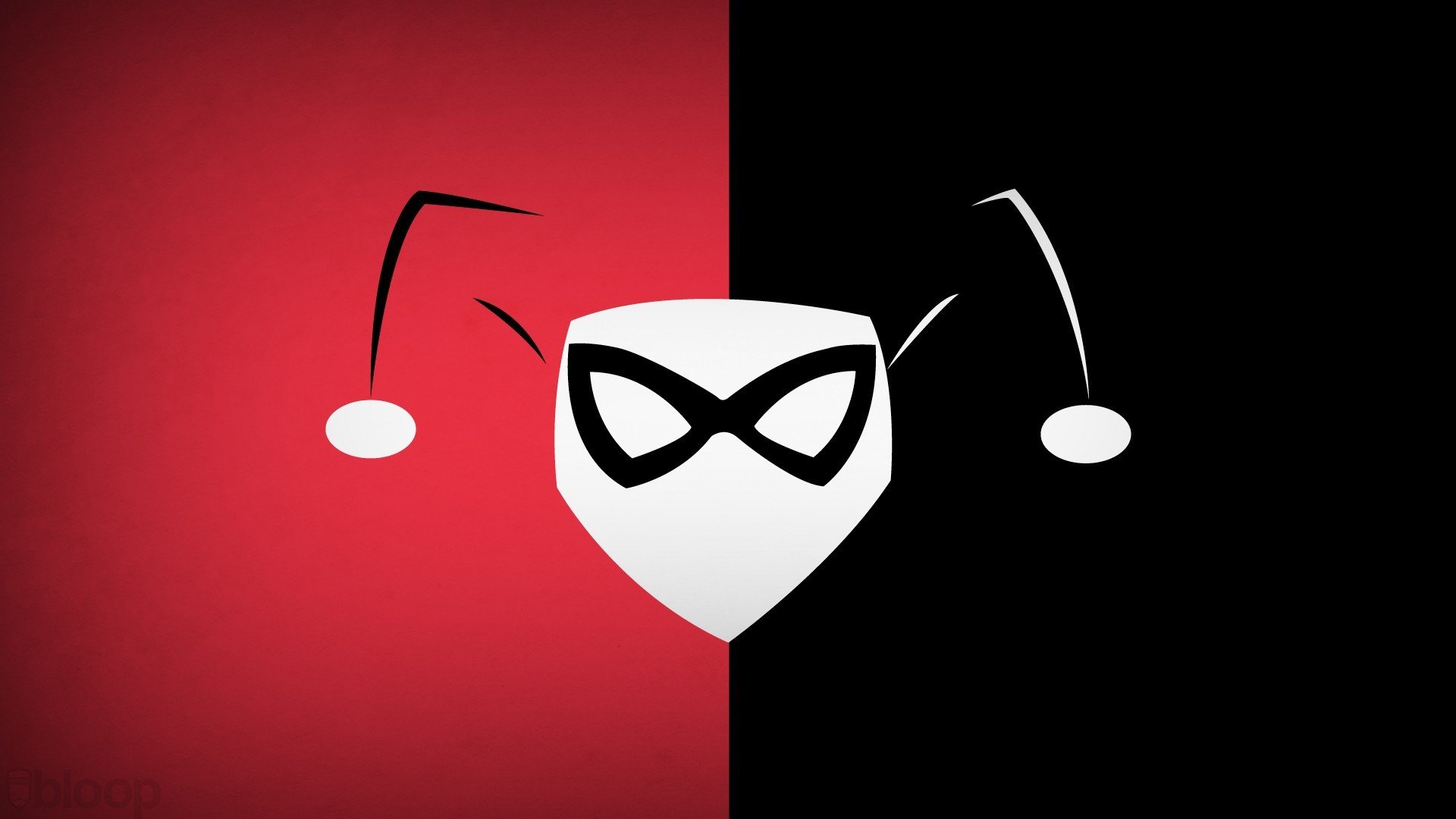 blo0p minimalism dc comics harley quinn harley quinn