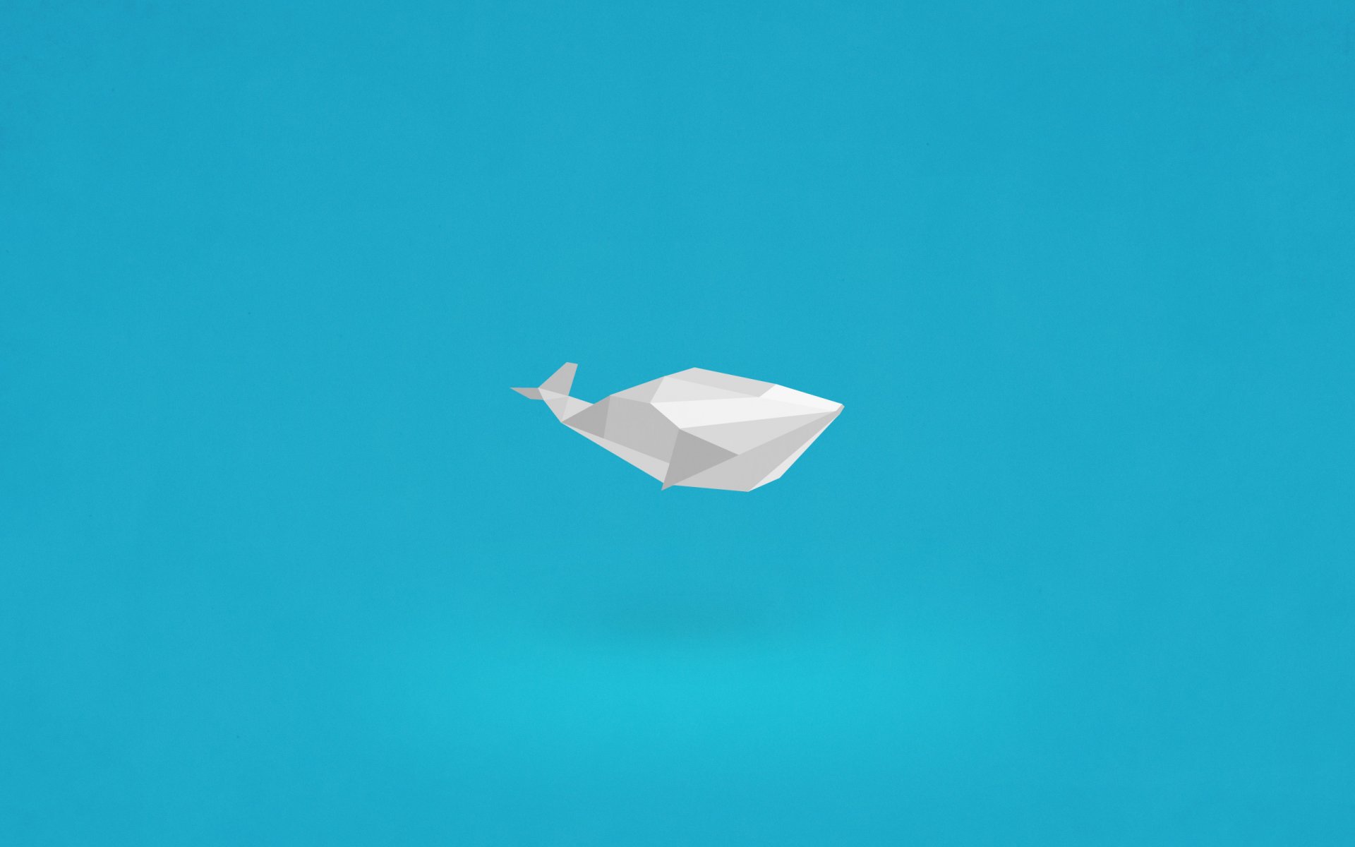 minimalisme origami baleine papier