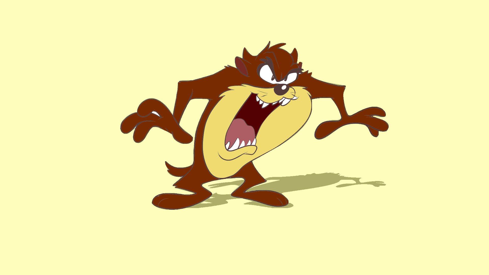 tasmanian devil tasmanian taz-mania taz minimalism