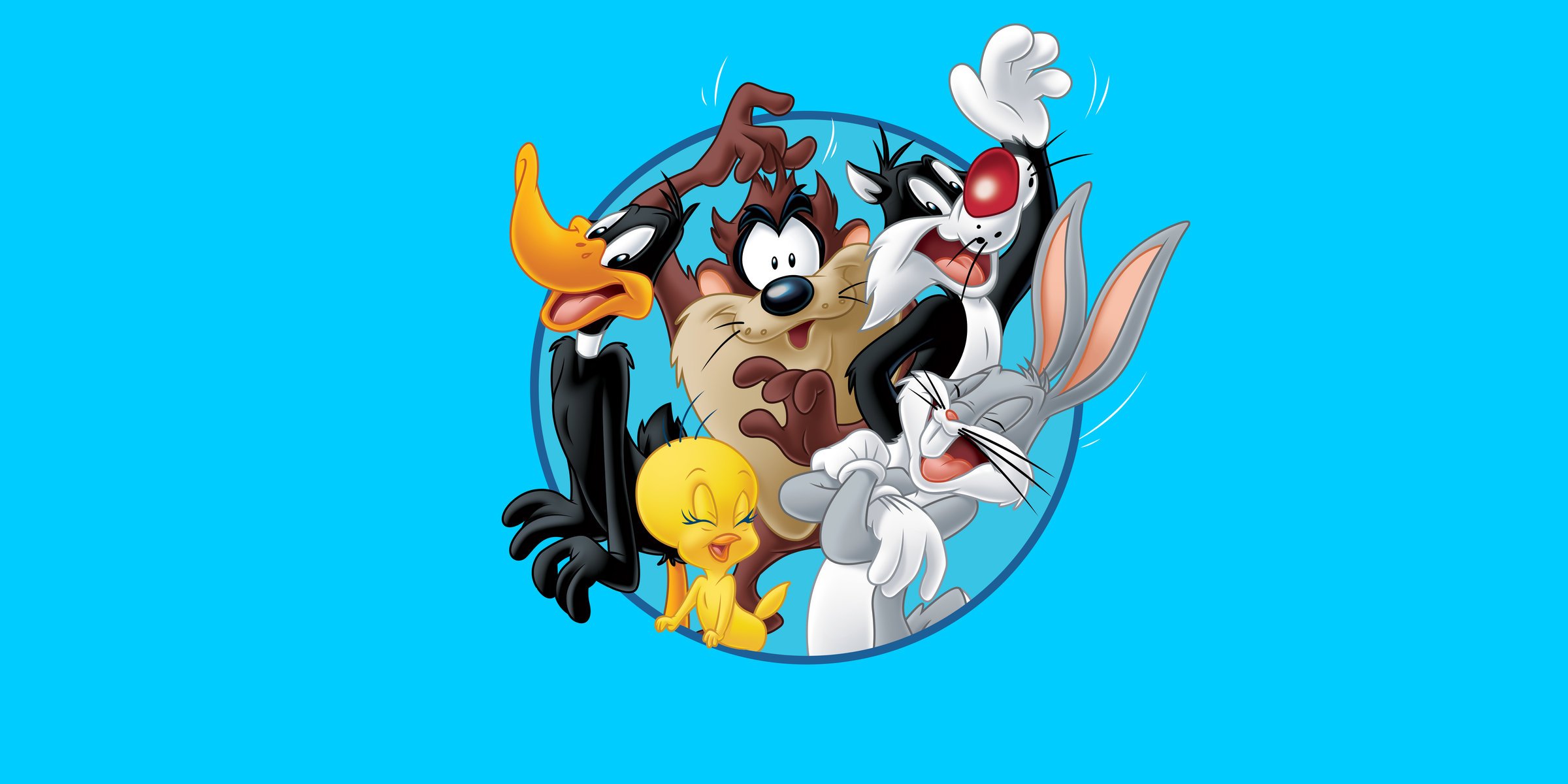 looney tunes królik bugs kaczor daffy diabeł tasmański tweety sylvester kreskówka