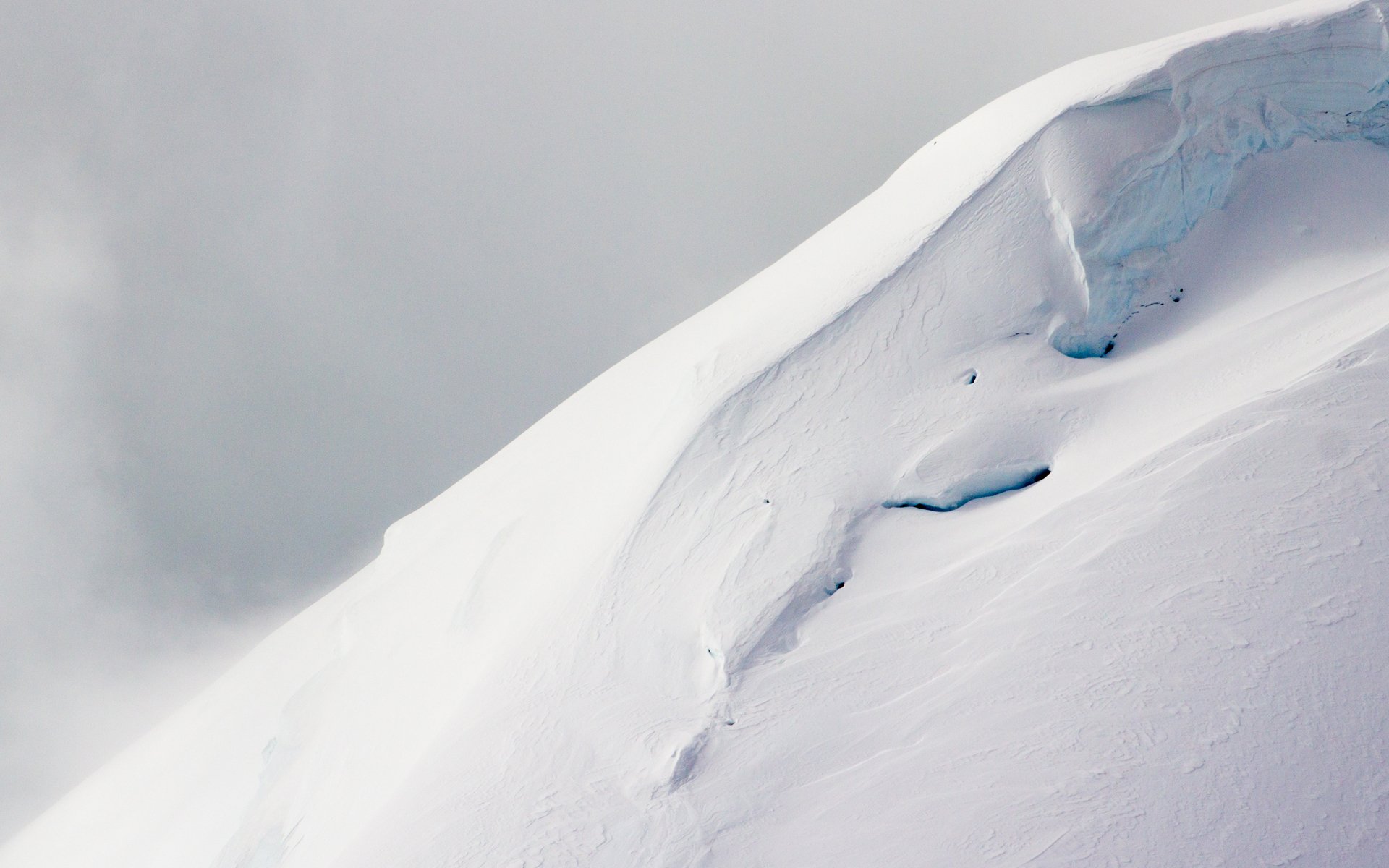 minimalismus natur eis schnee kälte hügel