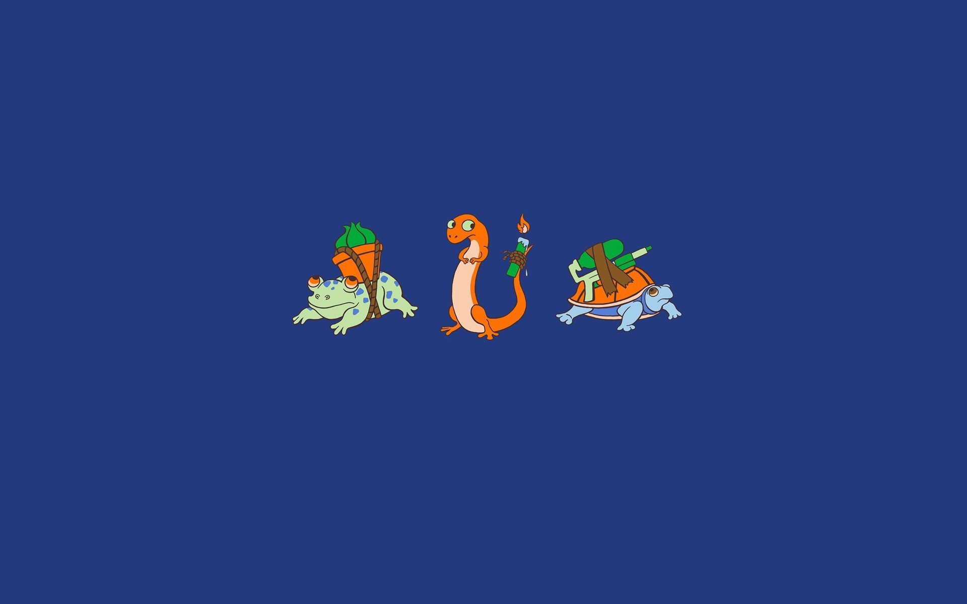 minimalisme pokémon cermander bulbazar