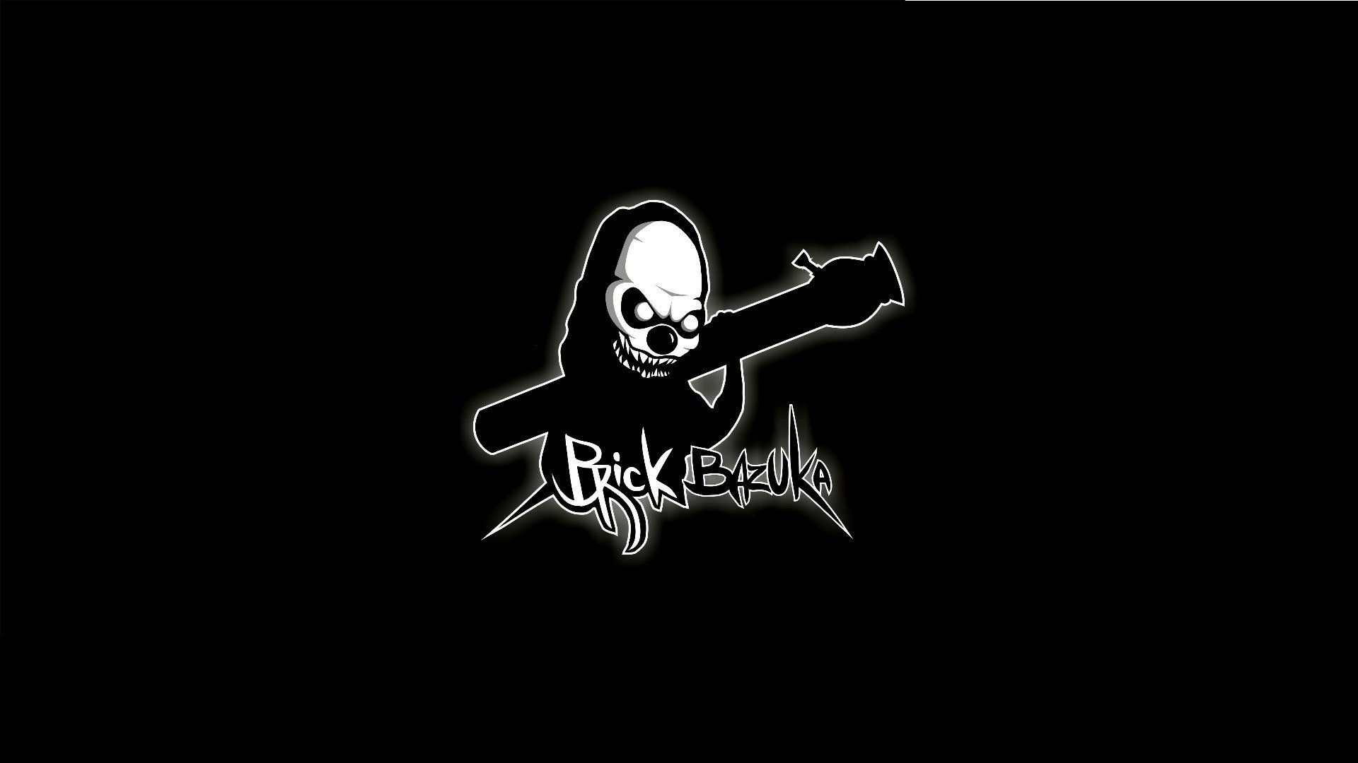 ladrillo bazuka logotipo minimalismo negro maleta clan hip hop música