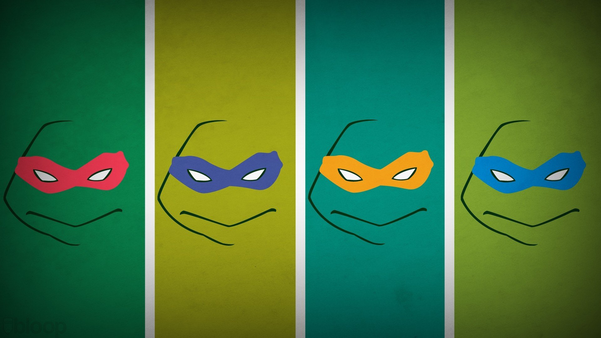 blo0p minimalism teenage mutant ninja turtles ninja turtle