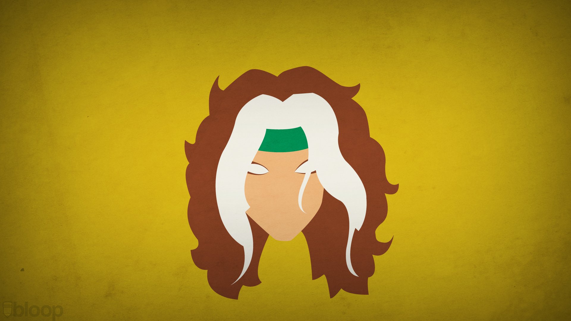 blo0p minimalismo x-men rogue schelma