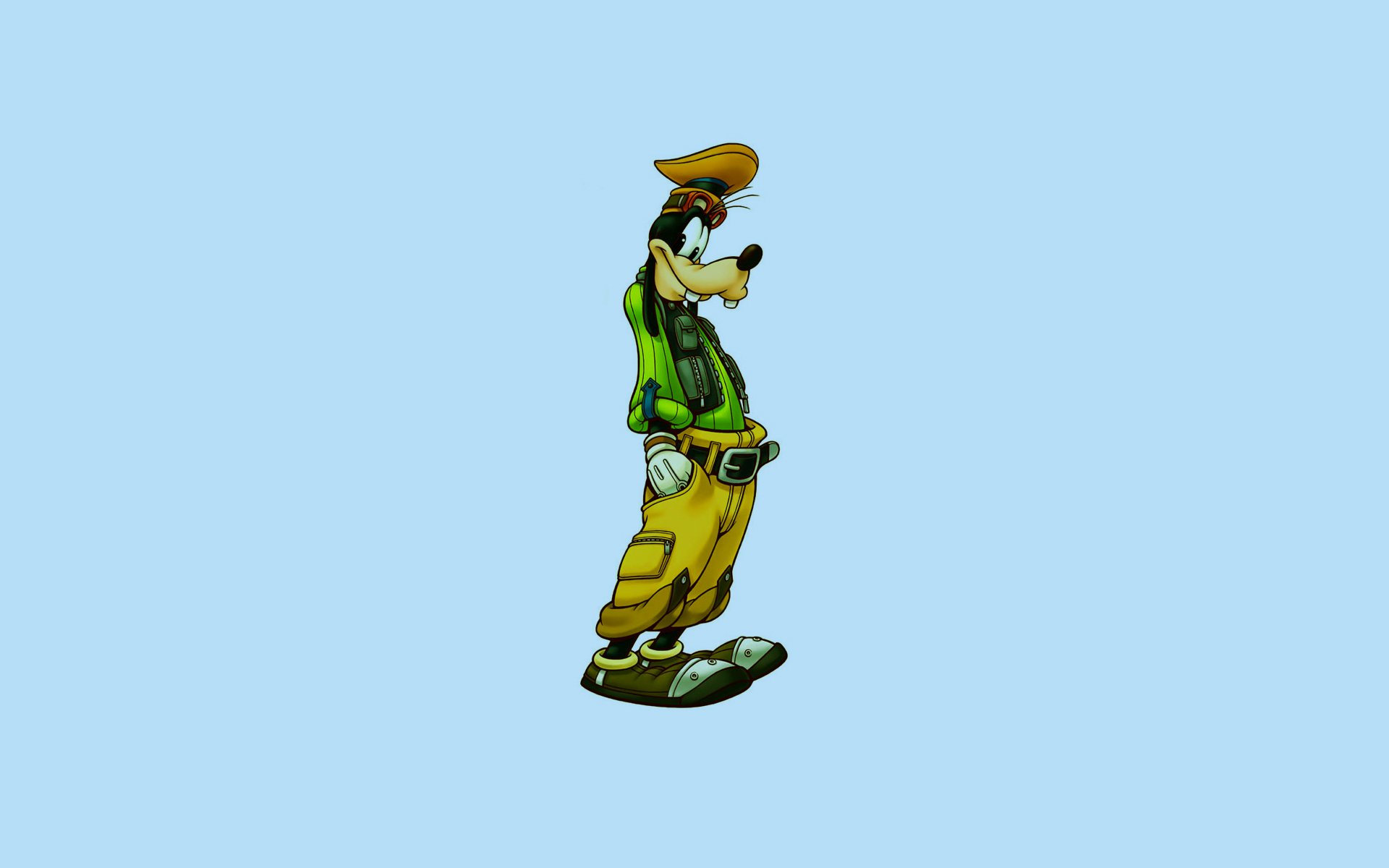 goofy goof walt disney minimalismo