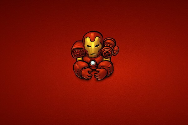 The Red Iron Man comic