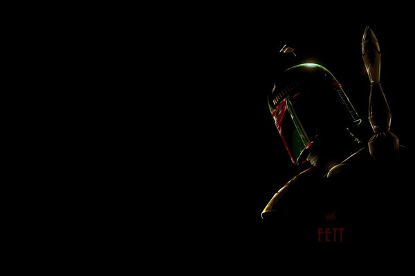 Dark background. star wars