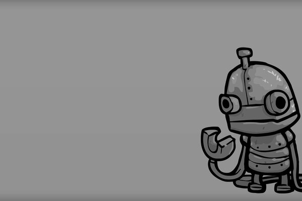 Art minimaliste du robot du Machinarium