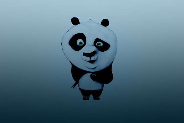 Der schlaue Panda hat etwas vor