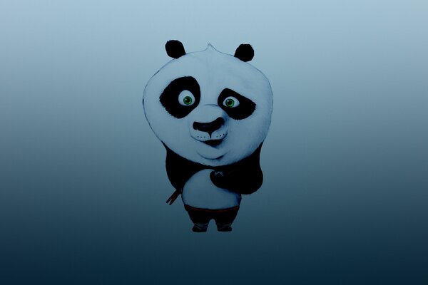 Il panda furbo ha in mente qualcosa