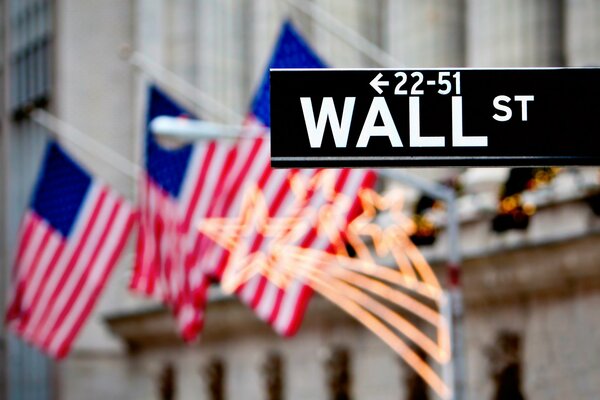 Die Wall Street in New York