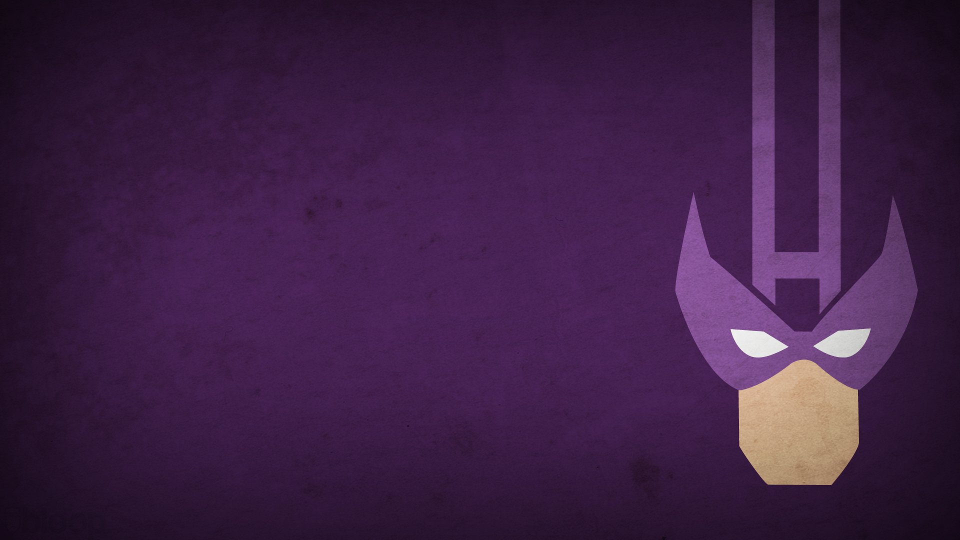 hawkeye minimalisme héros dessin image 1920x1080